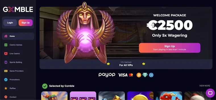Gxmble bonus ponuda — bonus bez depozita